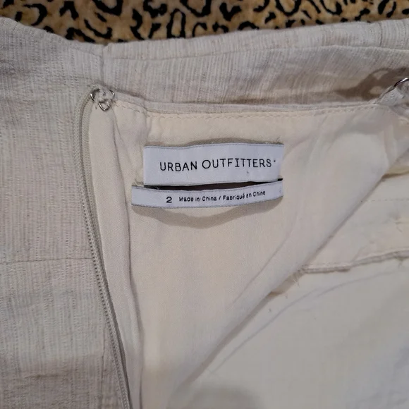 🌈URBAN OUTFITTERS LINEN BLEND MINI DRESS - Picture 8 of 9